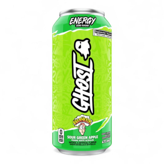 GHOST Energy Drink - Warheads Pomme Verte Sour 473ml