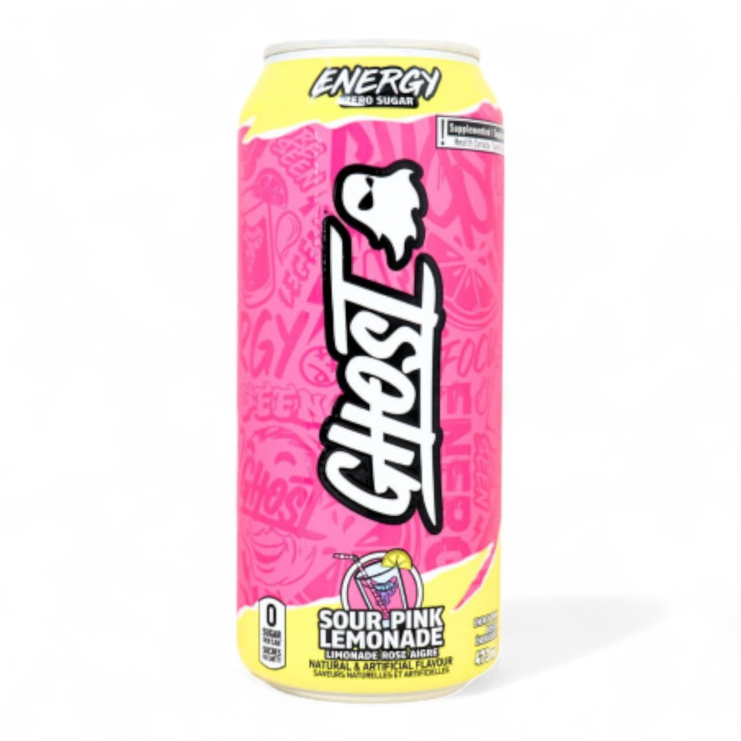GHOST Energy Drink - Sour Pink Lemonade 473ml