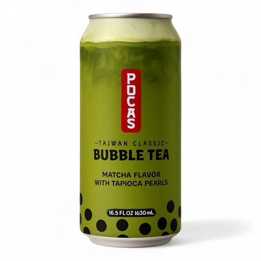 Pocas Bubble Tea Matcha - 490ml