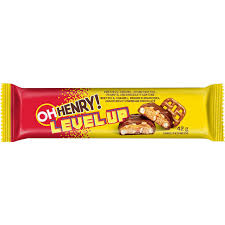 Oh Henry! Level Up Bar 42g – Le snack énergisant et gourmand ! 🍫💥