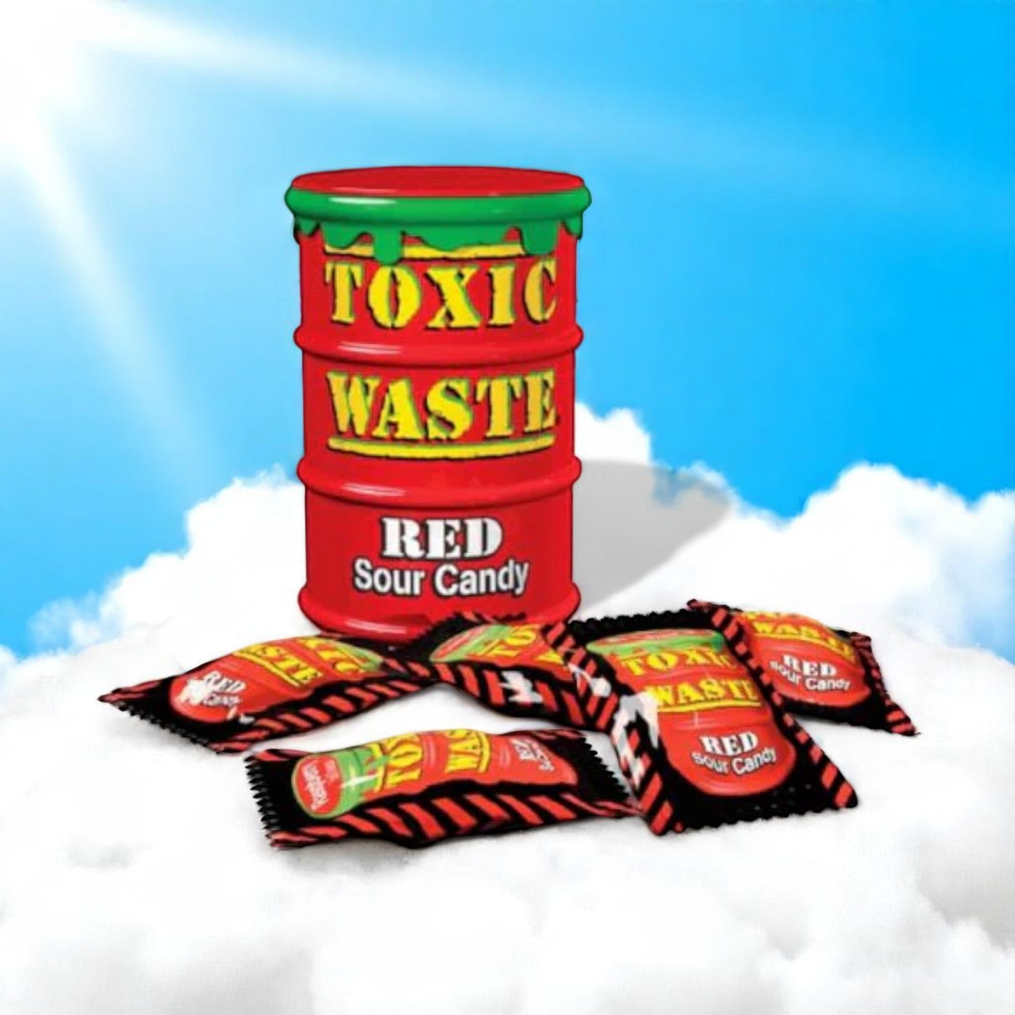 RED SOUR - Toxic Waste Sour Candy